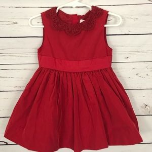 NWT Neiman Marcus Red Girls Party Dress Size 18M